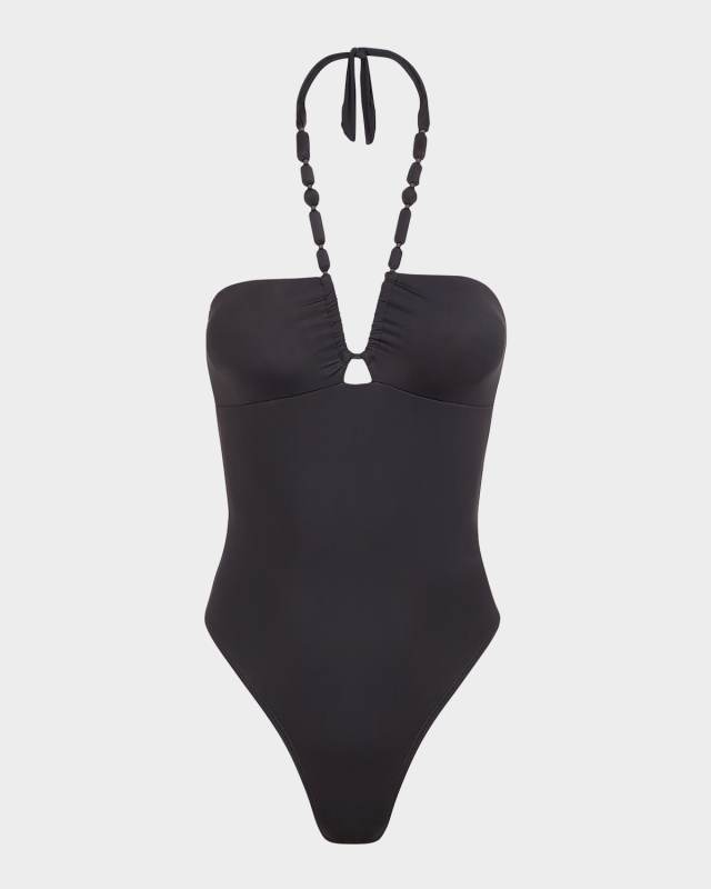 Solid Atena Carol Brazilian One-Piece Swimsuit